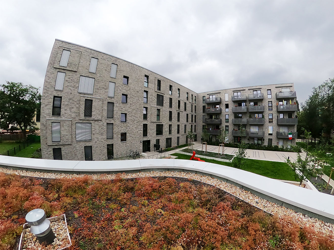 Unser Neubau und der SoliTreff in 360° WG Solidarität