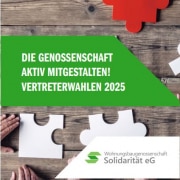 Ausschnitt der Broschüre zur Vertreterwahl der WG Solidarität eG