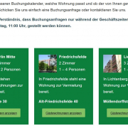 Ausschnitt mit Informationen von unserer Serviceseite der G&auml;stewohnungen