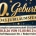 Banner mit Informationen zum Jubil&auml;umsfest. Dekorativ gestaltet mit Luftballons.